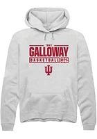 Trey Galloway Rally Indiana Hoosiers Mens NIL Stacked Box Long Sleeve Hoodie