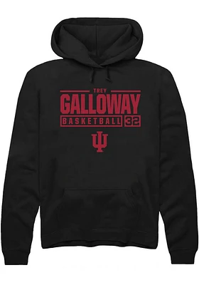 Trey Galloway Rally Indiana Hoosiers Mens NIL Stacked Box Long Sleeve Hoodie