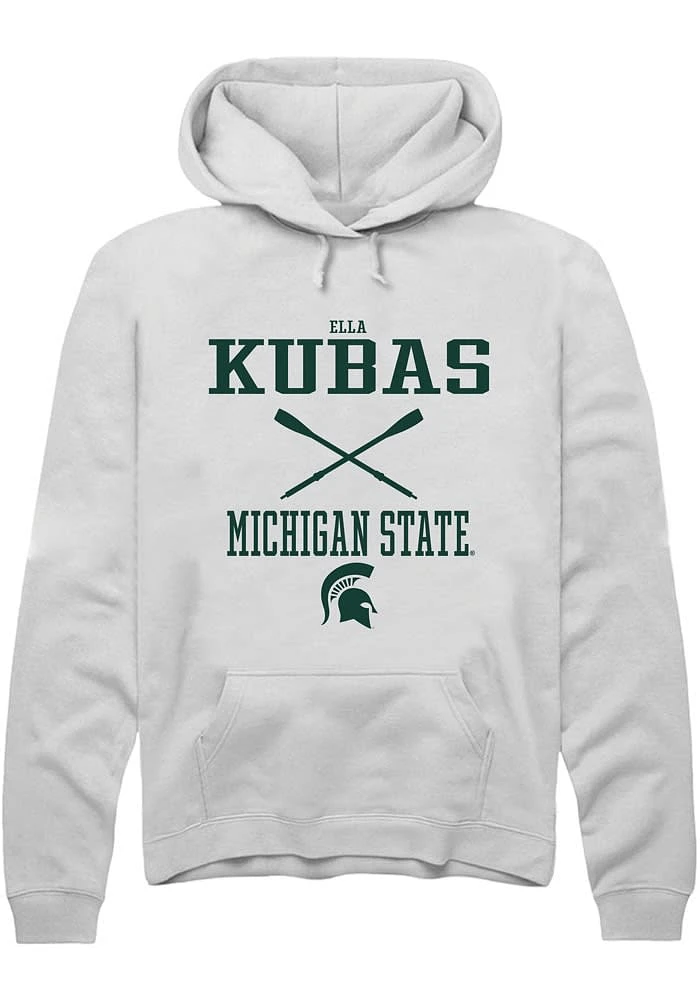 Ella Kubas Rally Michigan State Spartans Mens NIL Sport Icon Long Sleeve Hoodie