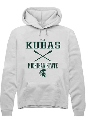 Ella Kubas Rally Michigan State Spartans Mens NIL Sport Icon Long Sleeve Hoodie