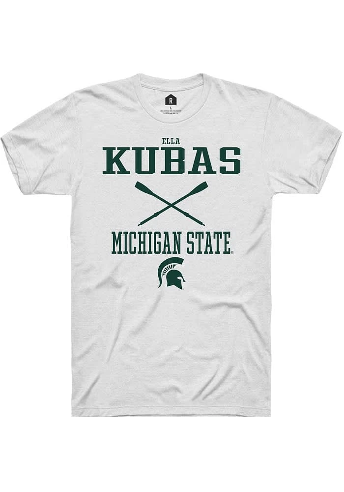 Ella Kubas Michigan State Spartans Rally NIL Sport Icon Short Sleeve T Shirt