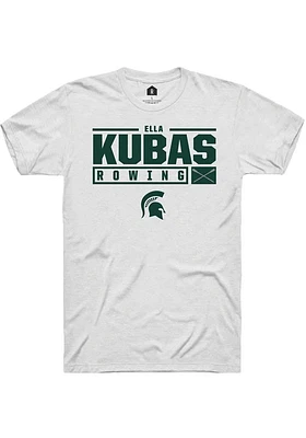 Ella Kubas Michigan State Spartans Rally NIL Stacked Box Short Sleeve T Shirt