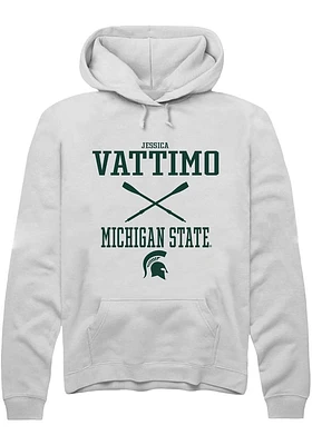 Jessica Vattimo Rally Michigan State Spartans Mens NIL Sport Icon Long Sleeve Hoodie