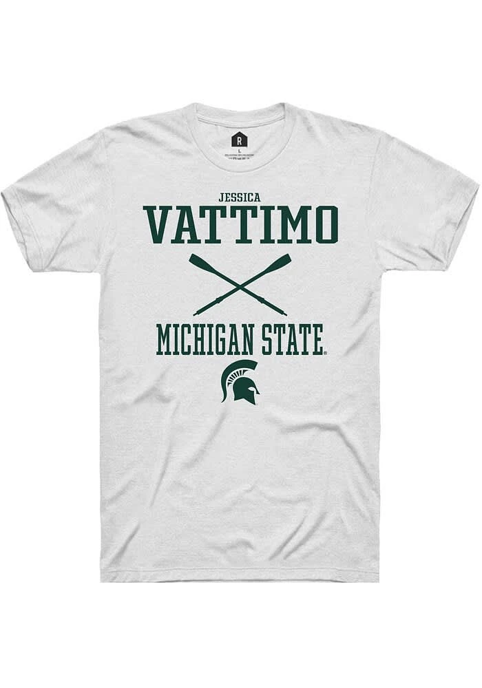 Jessica Vattimo Michigan State Spartans Rally NIL Sport Icon Short Sleeve T Shirt