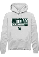 Jessica Vattimo Rally Michigan State Spartans Mens NIL Stacked Box Long Sleeve Hoodie