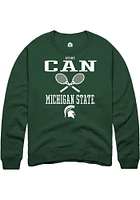 Ayshe Can Rally Michigan State Spartans Mens NIL Sport Icon Long Sleeve Crew Sweatshirt