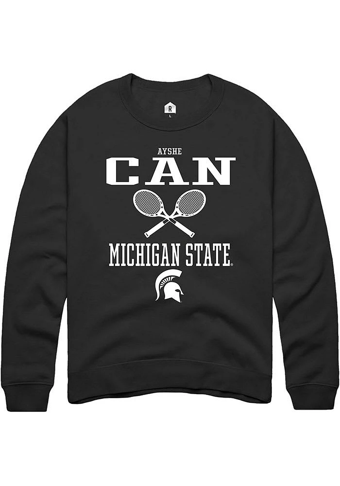 Ayshe Can Rally Michigan State Spartans Mens NIL Sport Icon Long Sleeve Crew Sweatshirt