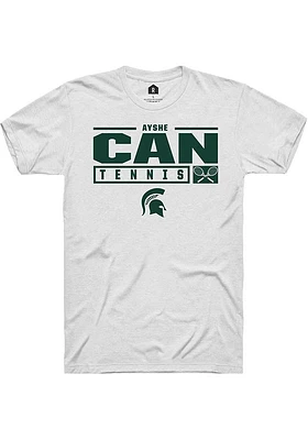 Ayshe Can Michigan State Spartans Rally NIL Stacked Box Short Sleeve T Shirt