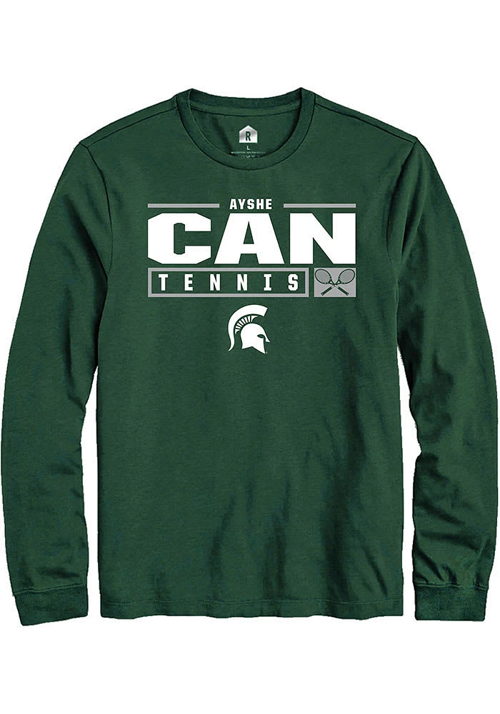 Ayshe Can Michigan State Spartans Rally NIL Stacked Box Long Sleeve T Shirt