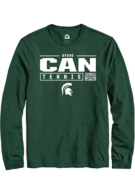 Ayshe Can Michigan State Spartans Rally NIL Stacked Box Long Sleeve T Shirt