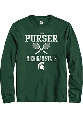 Issey Purser Michigan State Spartans Rally NIL Sport Icon Long Sleeve T Shirt