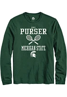 Issey Purser Michigan State Spartans Rally NIL Sport Icon Long Sleeve T Shirt