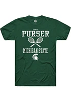 Issey Purser Michigan State Spartans Rally NIL Sport Icon Short Sleeve T Shirt