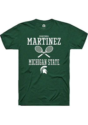 Makenna Martinez Michigan State Spartans Rally NIL Sport Icon Short Sleeve T Shirt