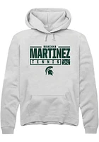 Makenna Martinez Rally Michigan State Spartans Mens NIL Stacked Box Long Sleeve Hoodie