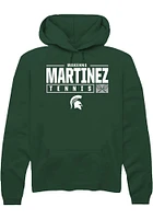 Makenna Martinez Rally Michigan State Spartans Mens NIL Stacked Box Long Sleeve Hoodie