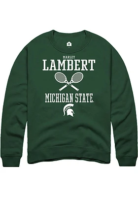 Marley Lambert Rally Michigan State Spartans Mens NIL Sport Icon Long Sleeve Crew Sweatshir