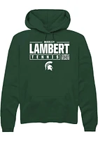 Marley Lambert Rally Michigan State Spartans Mens NIL Stacked Box Long Sleeve Hoodie