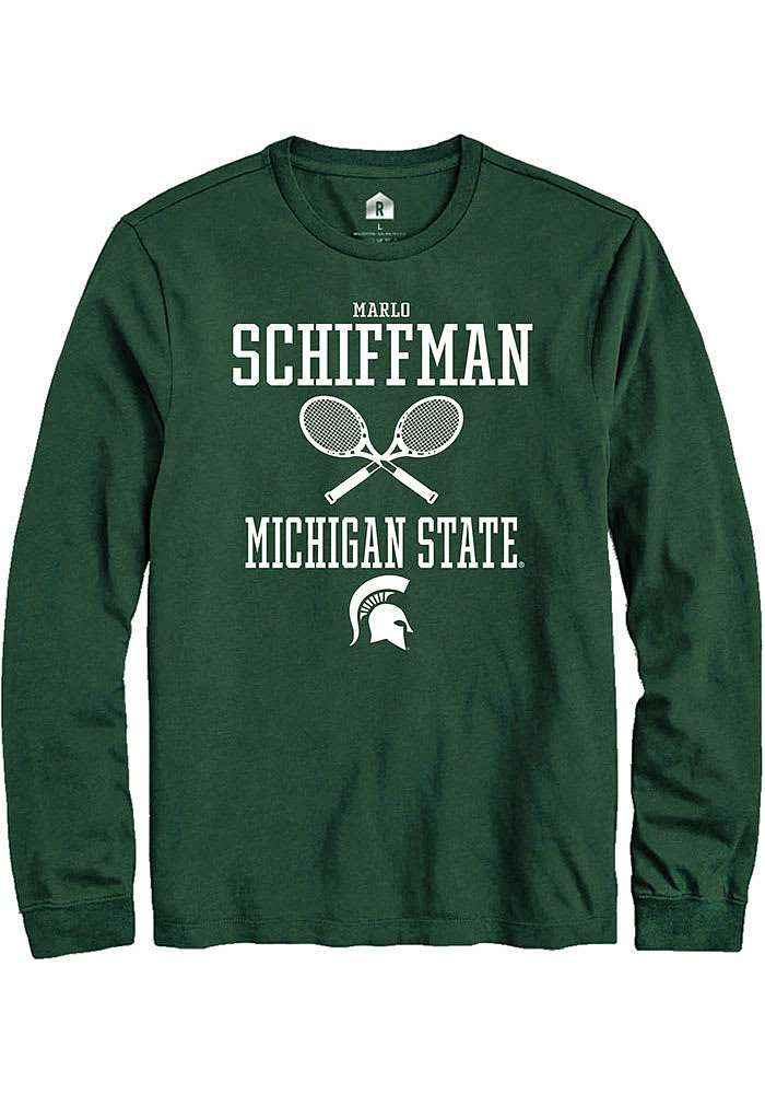 Marlo Schiffman Michigan State Spartans Rally NIL Sport Icon Long Sleeve T Shirt