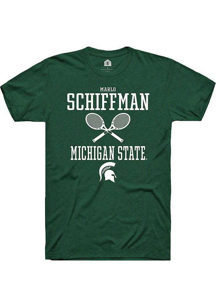 Marlo Schiffman Michigan State Spartans Rally NIL Sport Icon Short Sleeve T Shirt
