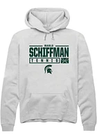 Marlo Schiffman Rally Michigan State Spartans Mens NIL Stacked Box Long Sleeve Hoodie
