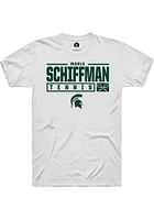 Marlo Schiffman Michigan State Spartans Rally NIL Stacked Box Short Sleeve T Shirt
