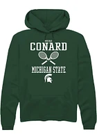Nicole Conard  Rally Michigan State Spartans Mens Green NIL Sport Icon Long Sleeve Hoodie