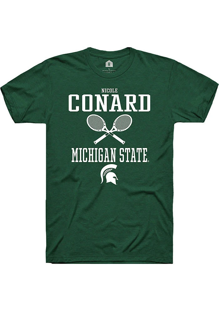 Nicole Conard Michigan State Spartans Rally NIL Sport Icon Short Sleeve T Shirt