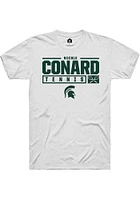 Nicole Conard Michigan State Spartans Rally NIL Stacked Box Short Sleeve T Shirt