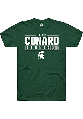 Nicole Conard Michigan State Spartans Rally NIL Stacked Box Short Sleeve T Shirt