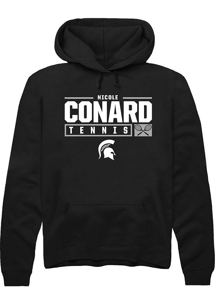 Nicole Conard Rally Michigan State Spartans Mens NIL Stacked Box Long Sleeve Hoodie
