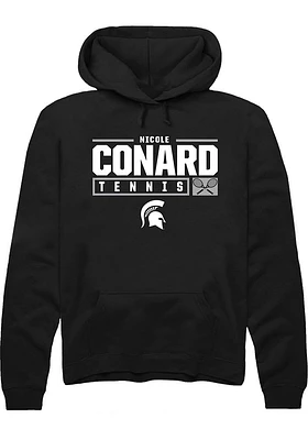 Nicole Conard Rally Michigan State Spartans Mens NIL Stacked Box Long Sleeve Hoodie