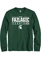 Sarah Fazlagic Michigan State Spartans Rally NIL Stacked Box Long Sleeve T Shirt