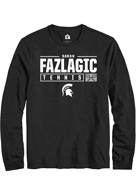 Sarah Fazlagic Michigan State Spartans Rally NIL Stacked Box Long Sleeve T Shirt