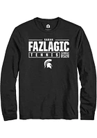 Sarah Fazlagic Michigan State Spartans Rally NIL Stacked Box Long Sleeve T Shirt