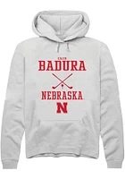 Caleb Badura Rally Nebraska Cornhuskers Mens NIL Sport Icon Long Sleeve Hoodie