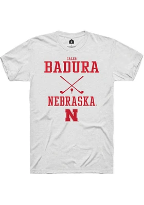 Caleb Badura Nebraska Cornhuskers Rally NIL Sport Icon Short Sleeve T Shirt
