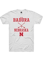 Caleb Badura Nebraska Cornhuskers Rally NIL Sport Icon Short Sleeve T Shirt