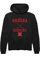 Caleb Badura Rally Nebraska Cornhuskers Mens NIL Sport Icon Long Sleeve Hoodie