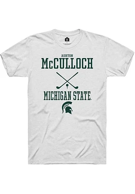 Ashton McCulloch Michigan State Spartans Rally NIL Sport Icon Short Sleeve T Shirt