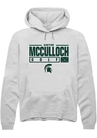 Ashton McCulloch Rally Michigan State Spartans Mens NIL Stacked Box Long Sleeve Hoodie