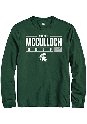 Ashton McCulloch Michigan State Spartans Rally NIL Stacked Box Long Sleeve T Shirt