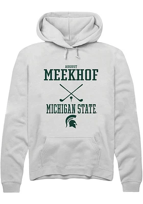 August Meekhof Rally Michigan State Spartans Mens NIL Sport Icon Long Sleeve Hoodie
