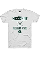 August Meekhof Michigan State Spartans Rally NIL Sport Icon Short Sleeve T Shirt