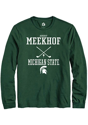 August Meekhof Michigan State Spartans Rally NIL Sport Icon Long Sleeve T Shirt
