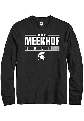 August Meekhof Michigan State Spartans Rally NIL Stacked Box Long Sleeve T Shirt
