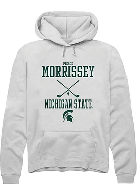 Pierce Morrissey Rally Michigan State Spartans Mens NIL Sport Icon Long Sleeve Hoodie