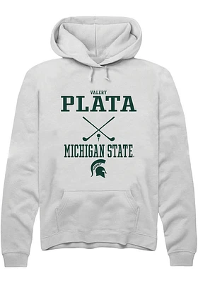 Valery Plata Rally Michigan State Spartans Mens NIL Sport Icon Long Sleeve Hoodie