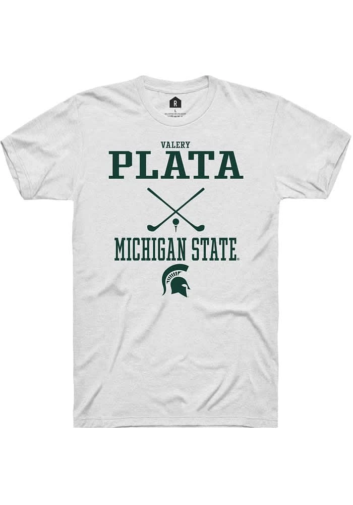 Valery Plata Michigan State Spartans Rally NIL Sport Icon Short Sleeve T Shirt