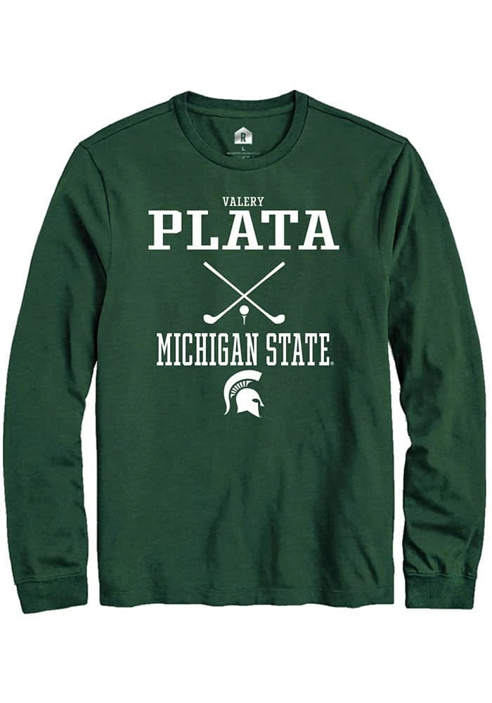 Valery Plata Michigan State Spartans Rally NIL Sport Icon Long Sleeve T Shirt